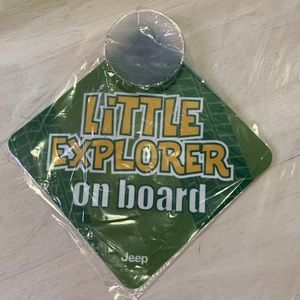 JEEP Window Cling Suction Car Sign